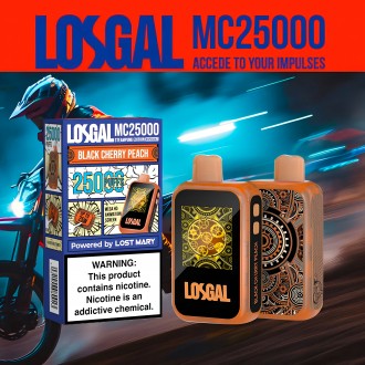 LOSGAL By Lost Mary 25,000 Puffs Disposable Vape - 5ct Display*