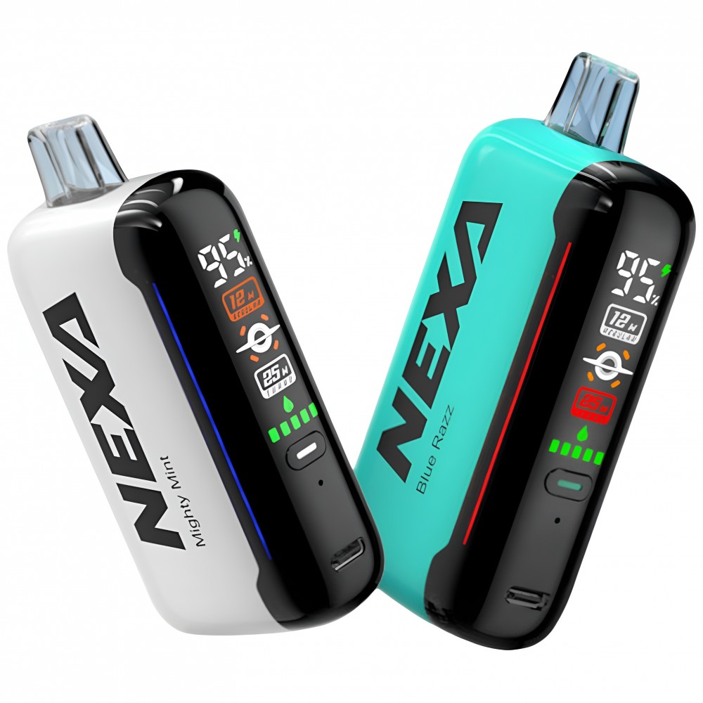 NEXA N20000 Disposable 20000 Puffs with Dual Mesh Coil & Mega Screen ...