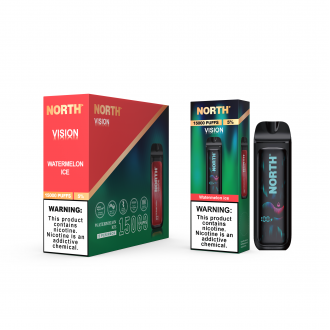 North Vision 15,000 Puffs  Disposable Vape w/ Energy Radiating Screen - 5ct Display*