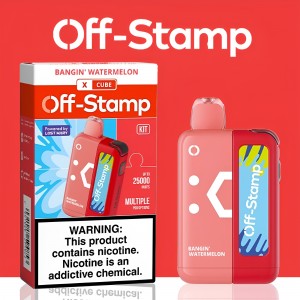 Off Stamp X-Cube 25,000 Puffs 18ml Disposable Vape - 5ct Display*