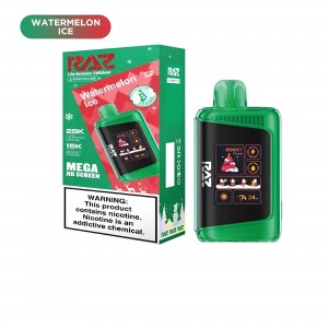 RAZ LTX 25,000 Puffs Christmas Edition 16ml Disposable Vape - 5ct Display* 