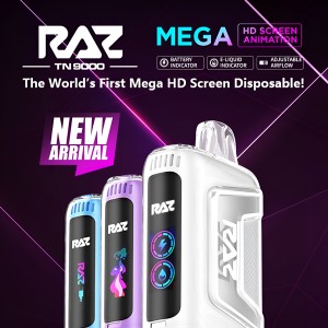 Raz TN9000 12ml 9000 Puffs 5% Nic Disposable Vape - 5ct/Display*