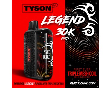 Tyson 2.0 Legend 30,000 Puffs 16ml Disposable Vape - 5ct Display*