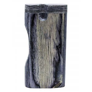 4'' Side Window Cut Black Wood Dugout [TR1L] 