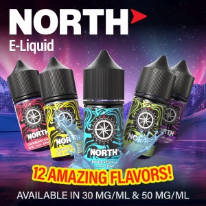 North Nicotine Salt E-Liquid 30ML*