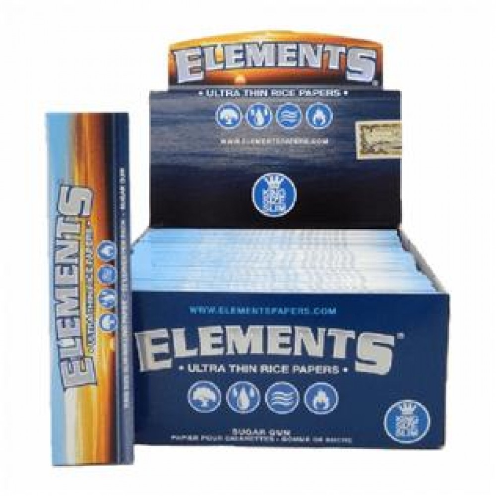 Elements Ultra Thin King Size Slim Papers - (50 Count Display