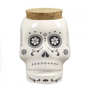 Skull Stash Jar - White [88121]