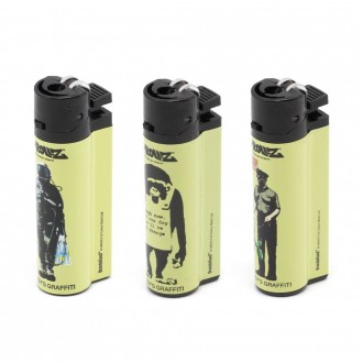 G-Rollz | Banksy's Graffiti Lighters - Design 3 - 30ct Display [BG3450]