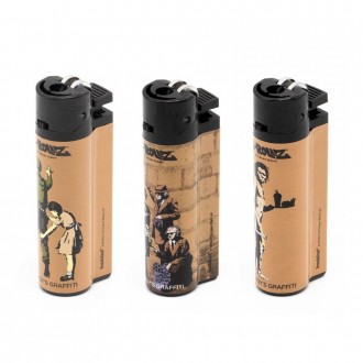 G-Rollz |Banksy's Graffiti Lighters - Design 4 - 30ct Display [BG3450]