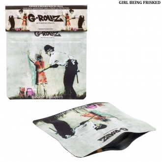 G-ROLLZ | Banksy's  3.5 x 3in Smell Proof Bag - 25 Bags/10pcs in Display - [BG4025]