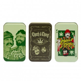 G-ROLLZ | Cheech & Chong™ - Medium Storage Boxes 15pcs in Display - 4.5x2.5x1in [CC3351]