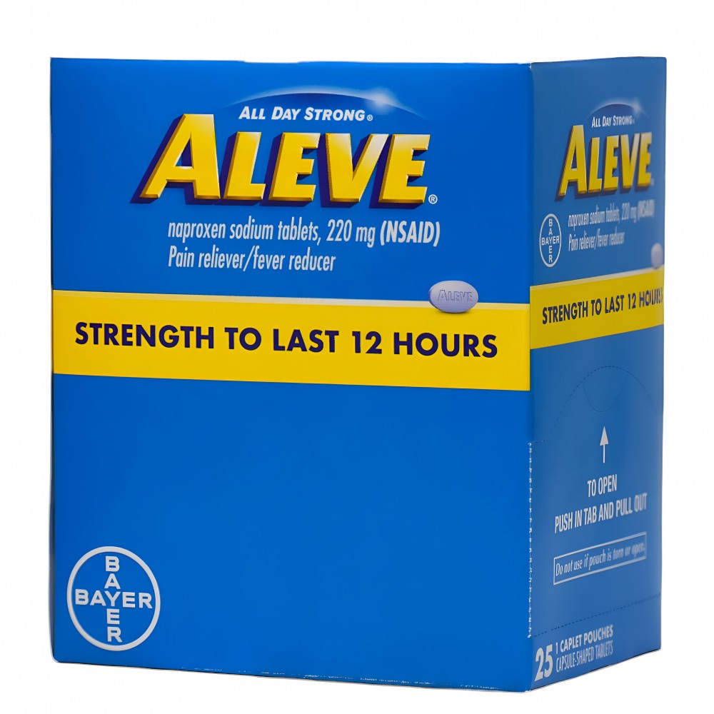 Aleve All Day Strong 220mg Tablets - 25ct Display