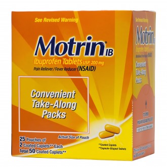 Motrin Ibuprofen Tablets - 2pk/ 25ct Display