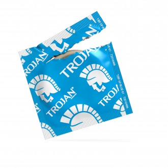 Trojan ENZ Blue Latex Condoms - 1000ct Bag