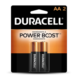 DURACELL® Coppertop AA2 Alkaline Batteries 2 Batteries per Card (14PK) 