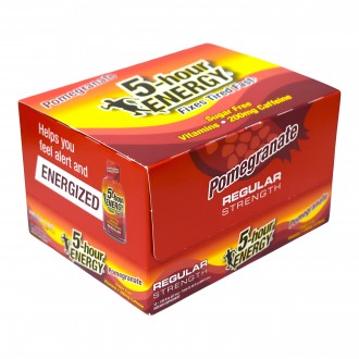 5 Hour Energy Regular Strength Sugar Free Shots - 12ct Display