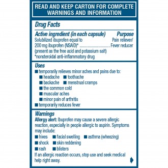 Advil Liquigels - 20 Capsules