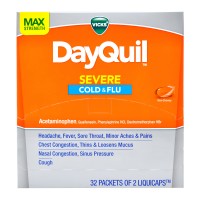 Dayquil Severe Cold & Flu 32 packets of 2 Liquicaps 