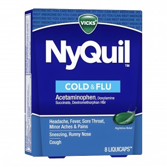 Nyquil Cold & Flu Liquicaps - 8ct 