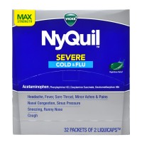 Nyquil Cold & Flu - 32 Packets of 2 Liquicaps