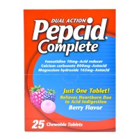 Pepcid Complete Dual Action - Berry Flavor - 25ct Tablets