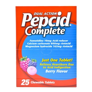 Pepcid Complete Dual Action - Berry Flavor - 25ct Tablets