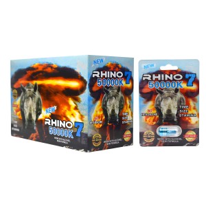 Rhino 7 Male Enhancement Capsules 50000k - 24ct Display