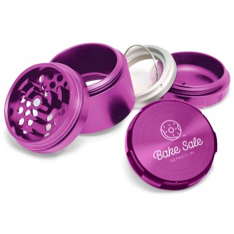 Bake Sale Logo - 2.5" 5 Piece 63mm Aircraft Aluminum Grinder [BSL63MG]