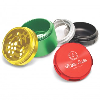 Bake Sale Logo - 2.5" 5 Piece 63mm Aircraft Aluminum Grinder [BSL63MG]