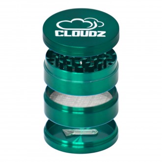 Cloudz Smoke - 63mm Platinum Edition 4 Parts Grinder - 6Ct Display