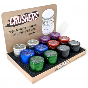 40mm Crushers Clear Vision Grinder 12ct Display [GR107]