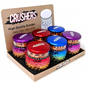 63mm Crushers Cloud Craft High-End Tobacco Grinder 12Ct Display [GR189]