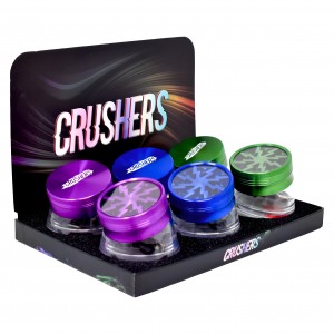 Crushers 62mm 4-Piece Lightning LED Grinder (6CT Display)