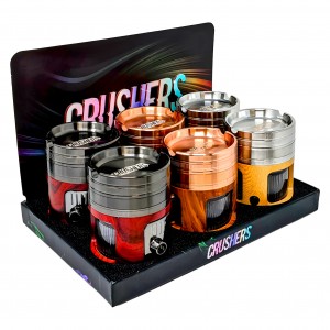 Crushers 62mm 4-Piece LED Grinder (6CT Display)