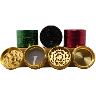 62mm Cheech Retro Logo Grinder [JC-6003]