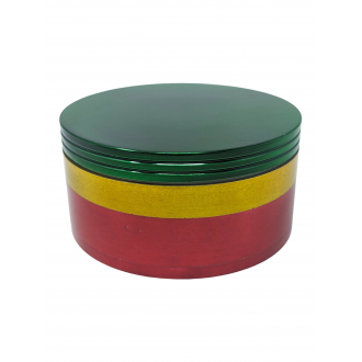 100mm 4 Parts Rasta Color Grinder - [JIG016]