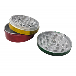 100mm 4 Parts Rasta Color Grinder - [JIG016]