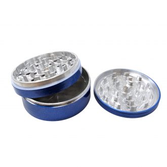 100mm Assorted Color 4 Parts Glittery Grinder - [JIG019]