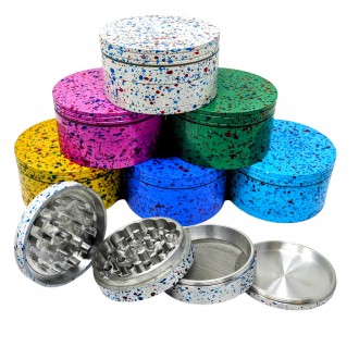 80mm 4 Parts Paint Speckles Grinder [JIG036]