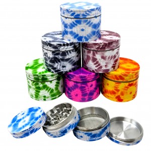 42mm 4 Parts Tie Dye Artwork Grinder [JIG045]