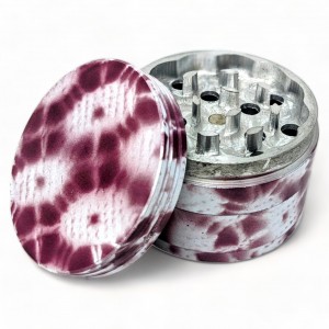 55mm Assorted Color Tie Dye Artwork 4 Parts Grinder - [JIG068]