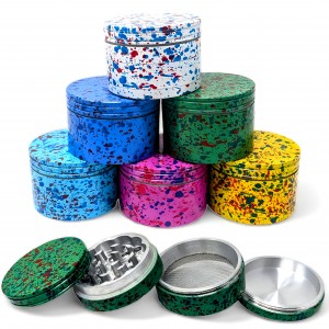 50mm Assorted Color Paint Speckles 4 Parts Grinder - [JIG072]