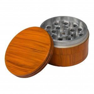 Assorted Color Wood Texture 4 Parts Grinder - 6 Pack : Starting at