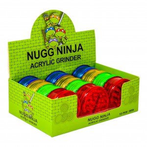NUGG NINJA - Acrylic 2-Piece Grinder Display - 12CT Display
