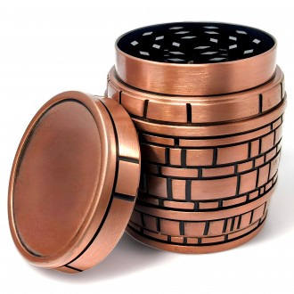 Barrel Bliss - Savor the Flavor 4 Parts Herb Grinder W/ Blunt Roller [WB-07]