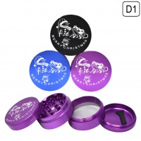 55mm 4 Parts Christmas Grinder - Assorted 