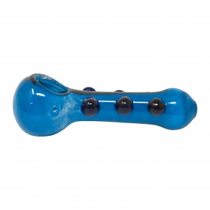 4" Frit & Dicro Art Spoon Hand Pipe Assorted Colors (Pack of 2) [AKD17] 