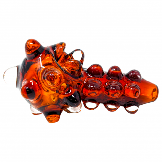 4" Multi Marble Art Heavy Hand Pipe [DJ518]