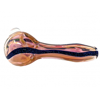 5" Dicro & Gold Fumed Heavy Hand Pipe (Pack Of 2)  [DJ520]