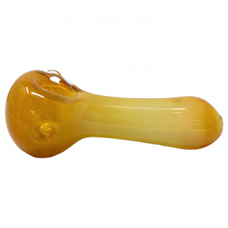 4.5" Heavy Gold Fumed Hand Pipe (Pack of 2) - [DJ575]